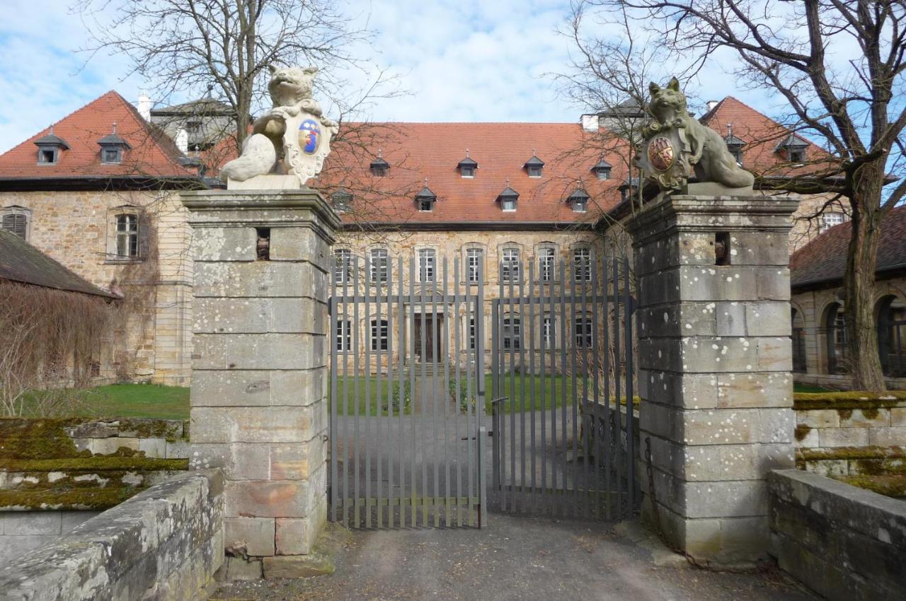 Ferienzimmer Im Schloss Burgpreppach Exterior foto